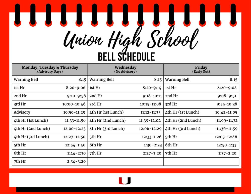 Bell Schedules – West Hall High School